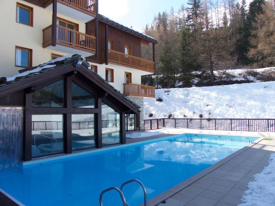 Residences De Luxe Les Alpages Val Cenis - 4 Pers 란슬부르 몽 세니 외부 사진