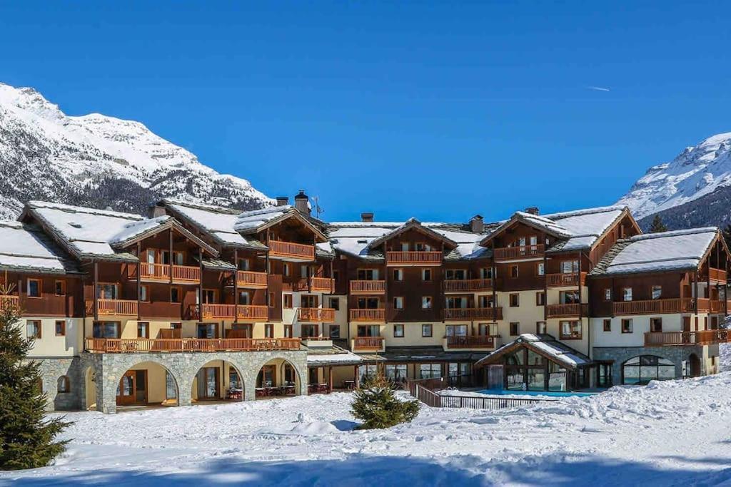Residences De Luxe Les Alpages Val Cenis - 4 Pers 란슬부르 몽 세니 외부 사진